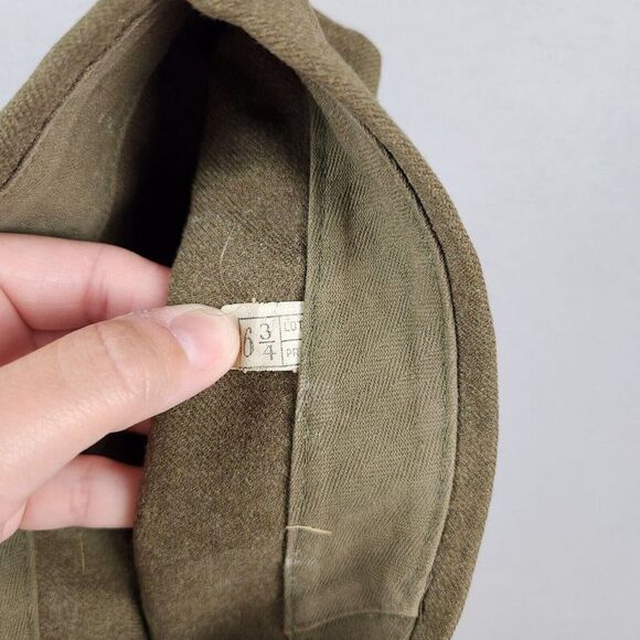 VINTAGE WORLD WAR II U.S ARMY AIR CORPS GARRISON CAP OR OVERSEAS CAP Sz 6 3/4 - Picture 6 of 6